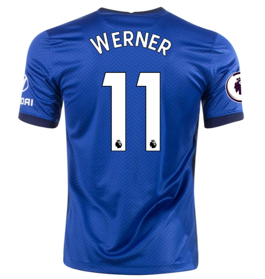 Chelsea Home Kit Soccer Jersey TIMO WERNER #11 2020/21